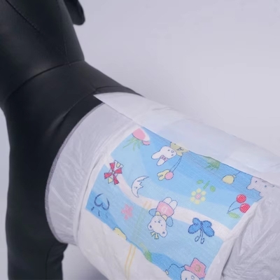 좋은 가격 안전 맞춤식 일회용 애완 동물 기저귀 슈퍼 흡수성 누출 방지 가장자리 개 고양이 온라인으로
