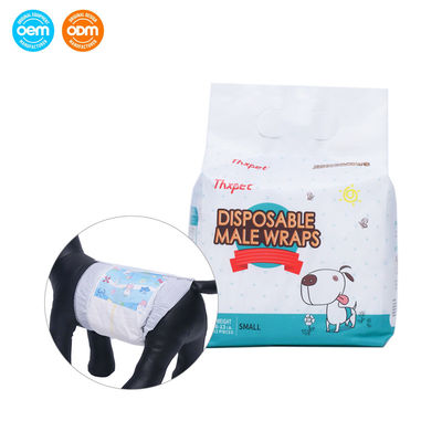 Harga yang bagus Eco-Friendly Disposable Puppy Diapers Biodegradable Disposable Cat Diapers Night Time Protection on line