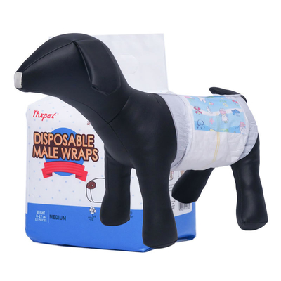 Good price Elastic Waistband Disposable Male Dog Diapers Leak Proof Dog Disposable Nappies online