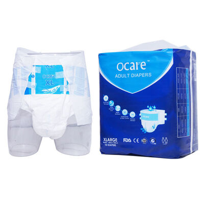 Good price White Or Light Beige Disposable Incontinence Underwear Designed for Incontinence People Care Comfortable Fit and Protection online